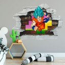 Ver imagem 1 de Adesivo 3D Buraco na Parede - Dragon Ball Z Son Goku