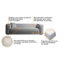 Ver mais imagens de Kit Sofá 2 Lugares 160cm e Poltrona Cecília Bouclé