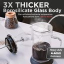 Ver imagem 5 de Elite Gourmet Fp1223x French Press Elétrica 1l Borosilicato Branco