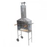 Churrasqueira Espeto Galvanizada + Chaminé +tijolos Refratário Ldo - 1