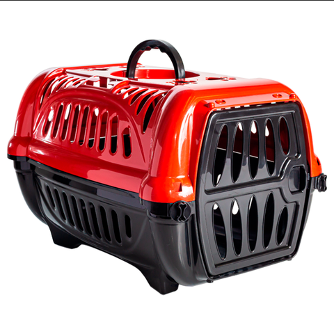 Caixa de Transporte Pet - Jl Plast Vermelho