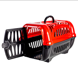 Caixa de transporte Pet - Jl Plast Vermelho - 2
