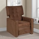 Ver imagem 3 de Poltrona Reclinável do Papai Design Minimalista Compacta Confortável para Sala de Estar e Leitura