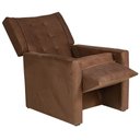 Ver imagem 2 de Poltrona Reclinável do Papai Design Minimalista Compacta Confortável para Sala de Estar e Leitura