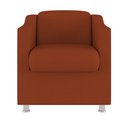 Ver imagem 3 de Kit 2 Poltronas Decorativas Tilla Consultório Recepção Sala Suede Cor:Terracota