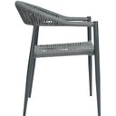 Ver imagem 5 de Kit com 4 Cadeiras para Jadim em Alumínio e Corda Náutica Laguna