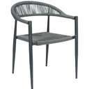 Ver imagem 3 de Kit com 4 Cadeiras para Jadim em Alumínio e Corda Náutica Laguna