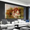 Quadro Duas Meninas Lendo Pierre Auguste Renoir:60x40 cm/BORDA INFINITA - 8