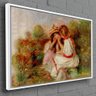 Quadro Duas Meninas Lendo Pierre Auguste Renoir:60x40 cm/BORDA INFINITA - 7