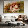 Quadro Duas Meninas Lendo Pierre Auguste Renoir:60x40 cm/BORDA INFINITA - 4