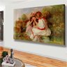 Quadro Duas Meninas Lendo Pierre Auguste Renoir:60x40 cm/BORDA INFINITA - 3