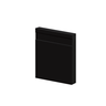 Guarnição Poliestireno 10cm Frisado Preto 41010 Arquitech - 1