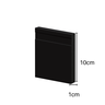 Guarnição Poliestireno 10cm Frisado Preto 41010 Arquitech - 2