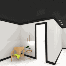 Guarnição Poliestireno 10cm Frisado Preto 41010 Arquitech - 6