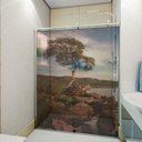 Ver imagem 1 de Adesivo Decorativo Para Box e Vidro 3D - Árvore Beira Rio