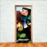 Adesivo Decorativo de Porta - Minecraft 3 - P 70x210 cm - 1