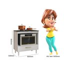 Ver imagem 2 de Balcão Para Cooktop Slim 80 1 Gaveta Branco UV - FdECOR