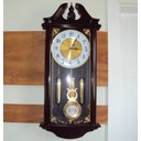 Ver mais imagens de Relógio Parede Carrilhão Melodia Westminster Pêndulo Herweg