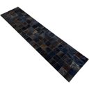 Ver imagem 2 de Tapete de Couro Marrom Exótico Escuro 0,50x2,00 Placa 10
