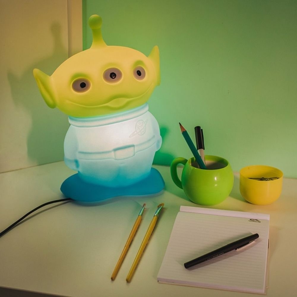 Abajur de Mesa Luminária Stitch Alien Alienígena ET Desenho