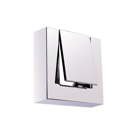Acabamento para Válvula de Descarga Base Deca Hydra Max ou Docol Aqua Cromado Brilhante Abs Metal