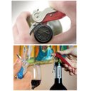 Ver imagem 5 de Abridor de Garrafa Saca-rolha Dois Estágios Pulltex Clickcut:verde Escuro