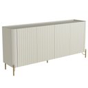Ver imagem 1 de Buffet Sala de Jantar 4 Portas Brise 1 Gaveta Pés Industrial Dourado Naim I03 Luna - Lyam