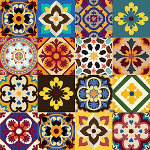 Adesivo de Azulejo de Cozinha - Antigo 6 - G 20x20cm