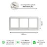 Nicho Papel Higiênico Banheiro Multiuso Branco Mdf Suporte - 3