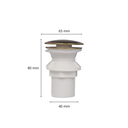 Ver imagem 6 de Válvula Ralo Click Lavatório Pia Cuba