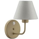 Ver imagem 3 de Kit 6 Arandelas de Parede Internas Alumínio Dourado com Interruptor Luminárias para Quartos Salas