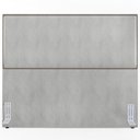 Ver imagem 3 de Cabeceira Cama Box Casal Queen 160 Cm Linho Cinza
