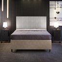 Ver imagem 7 de Cabeceira Cama Box Casal Queen 160 Cm Linho Cinza