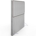Ver imagem 2 de Cabeceira Cama Box Casal Queen 160 Cm Linho Cinza