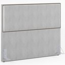 Ver imagem 1 de Cabeceira Cama Box Casal Queen 160 Cm Linho Cinza