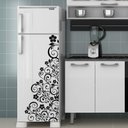 Ver imagem 1 de Adesivo Decorativo Geladeira Flores 2 - G: 35 x 90 cm