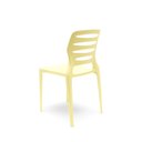 Ver imagem 3 de Cadeira Ville Amarelo Primavera Empilhável em Polipropileno Plaxmetal