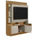 Ver imagem 5 de Estante Painel para Tv 60 Pol 180cm Atlas L06 Nature/off White - Mpozenato