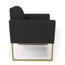 Ver imagem 6 de Kit 2 Poltronas Base Industrial Dourado Marisa Veludo D03 - D’Rossi