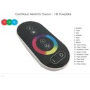 Ver imagem 5 de Kit Super Controle Rgb Touch 2.4g Fita Led Luminária Piscina Rf 12v 24v 250w