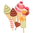 Ver imagem 2 de Adesivo Decorativo Geladeira - Sorvetes 1 - G: 55,5 x 70 cm