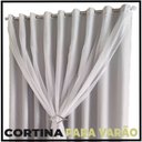 Ver imagem 6 de cortina blackout Lisboa 7,00 x 2,70 corta luz c/voal branco