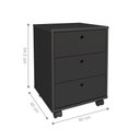 Ver imagem 2 de Jogo de Gaveteiros Walsall Preto