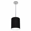 Ver imagem 1 de Luminária Pendente Vivare Free Lux Md-4102 Cúpula em Tecido 13x30cm Lustres Vivare Preta Canopla Cin
