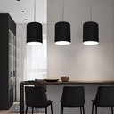 Ver imagem 2 de Luminária Pendente Vivare Free Lux Md-4102 Cúpula em Tecido 13x30cm Lustres Vivare Preta Canopla Cin