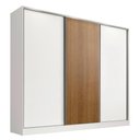 Ver imagem 1 de Guarda Roupa Infantil 100% MDF Logan 3 Portas Correr Madesa