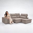 Ver imagem 4 de Sofá de Canto Apolo 2,80m com Chaise Esquerda Retrátil Reclinável