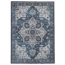 Ver imagem 2 de Tapete Sala Quarto Persa Belga Classico Antiderrapante Miro:01 Azul/2,00x2,50m