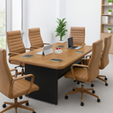 Ver imagem 2 de Mesa para Sala de Reunião Escritório Grande Retangular 160cm