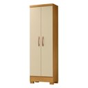 Ver imagem 2 de Armário de Lavanderia Multiuso com 2 Portas 60,4cm Multimóveis CR30065 Madeirado/Off White